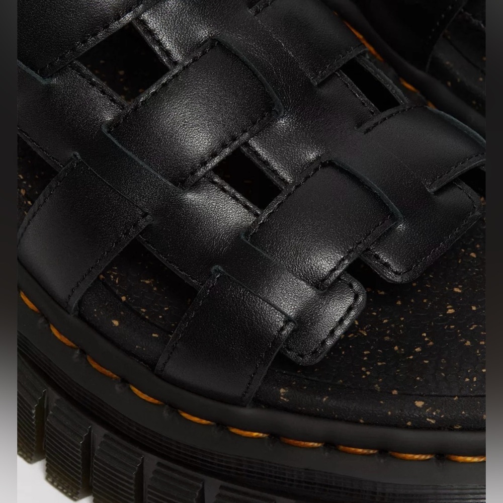 Dr Martens RICKI NAPPA LUX LEATHER PLATFORM GLADIATOR SANDALS - Picture 5 of 15